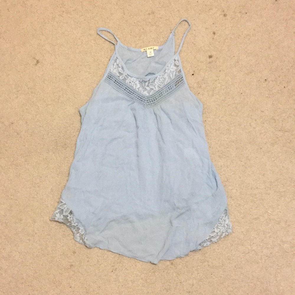Light blue tank top